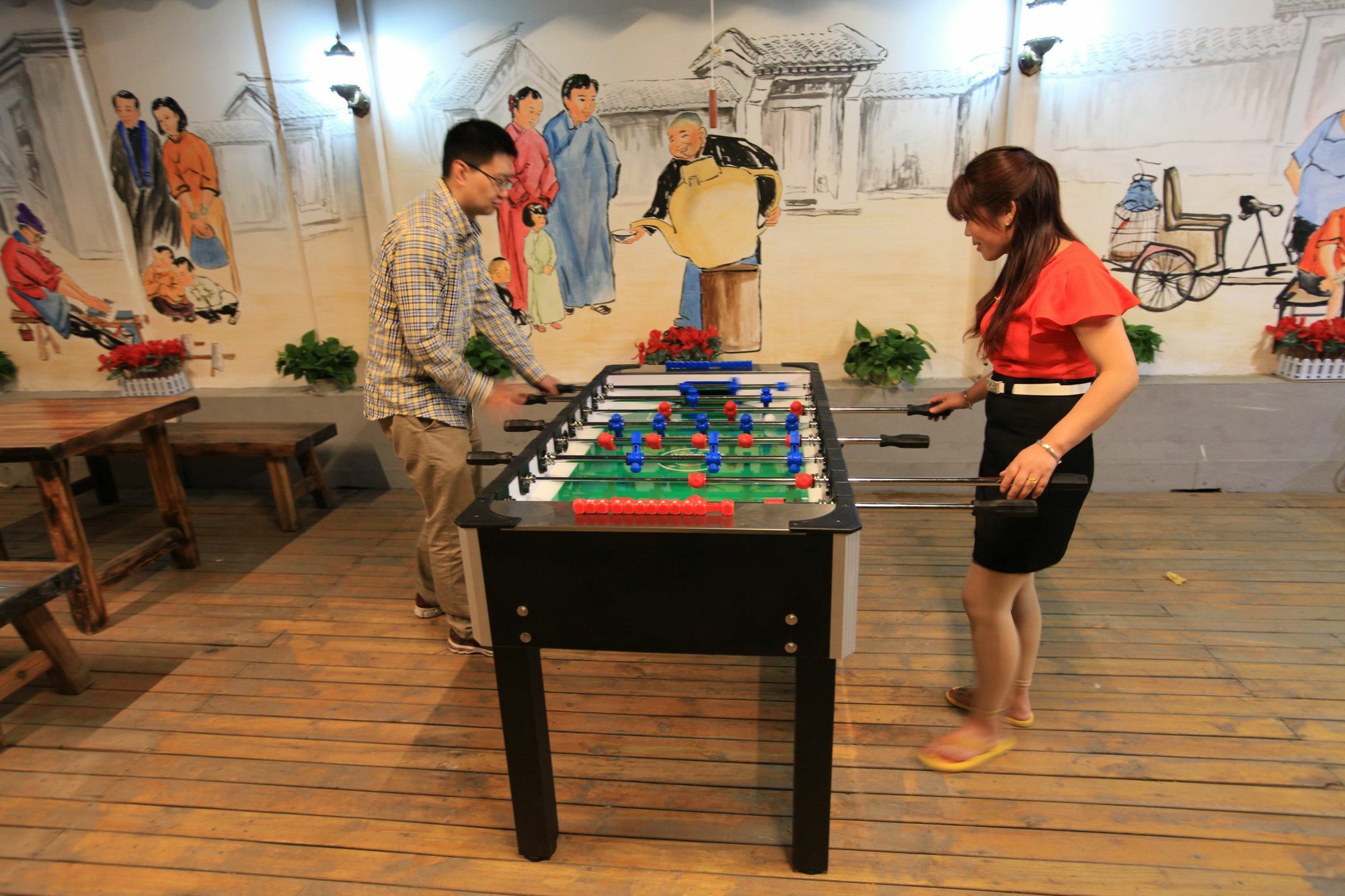 בייג'ינג Zhantan Courtyard Hotel מראה חיצוני תמונה